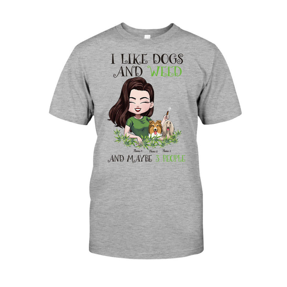 I Like Dogs - Personalized Dog T-shirt and Hoodie