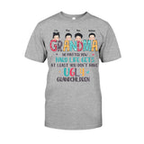 No Matter How Hard Life Gets - Personalized Mother's Day Grandma T-shirt and Hoodie