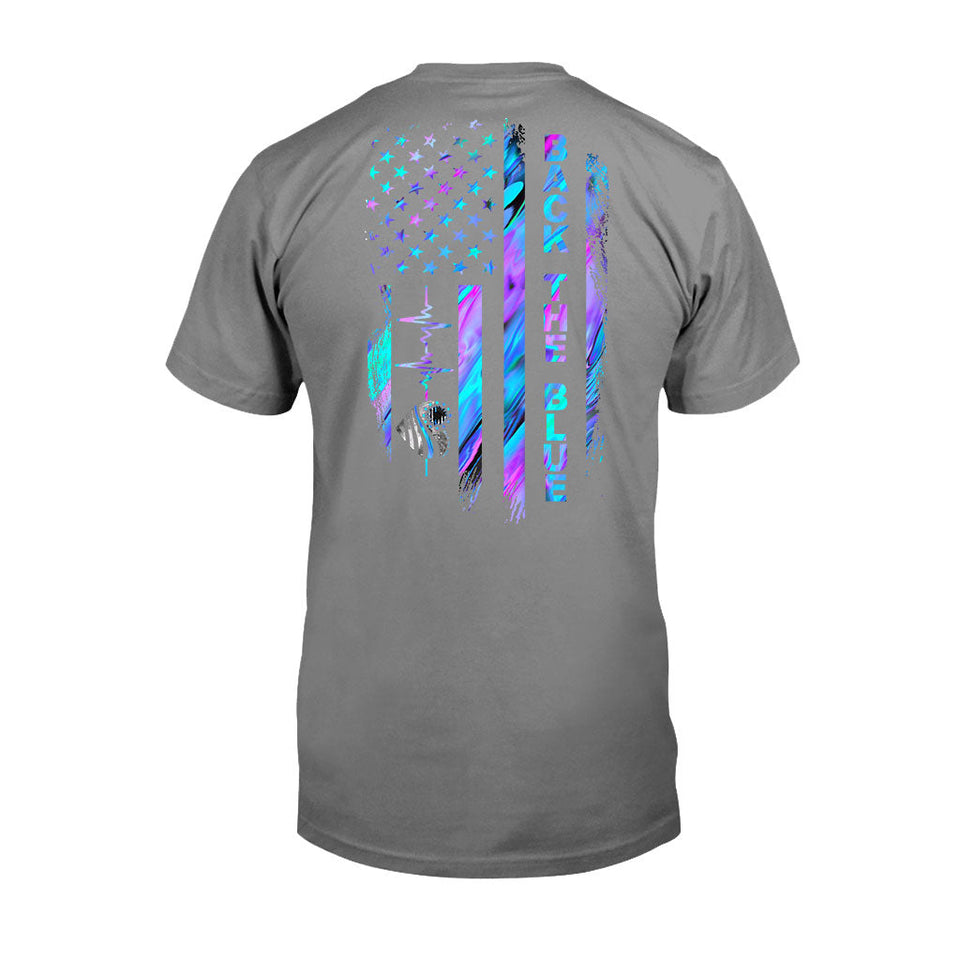 Blue Line - Police Officer T-shirt And Hoodie 062021