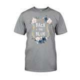 Floral Police Badge - Police Officer T-shirt And Hoodie 062021