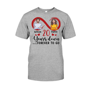 Forever To Go - Personalized Couple T-shirt and Hoodie