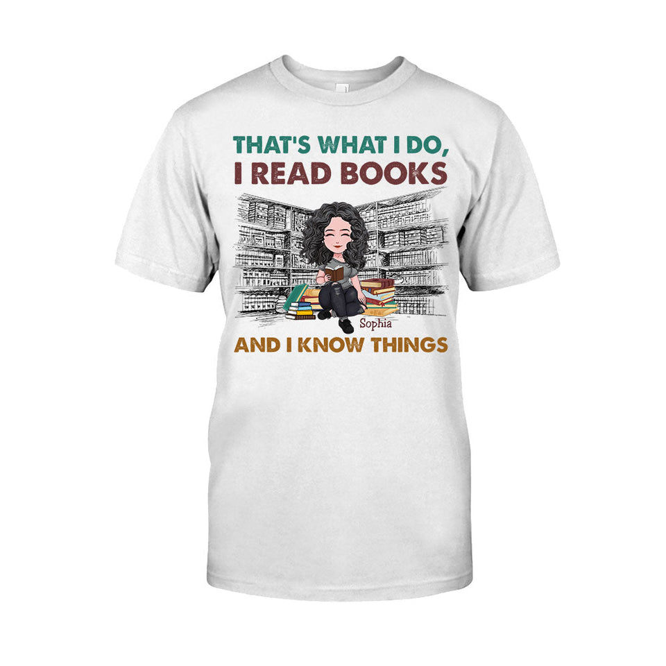This Is My Reading Blanket - Personalized Book T-shirt and Hoodie