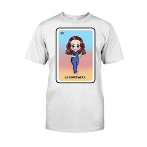 La Enfermera - Nurse Personalized T-shirt And Hoodie