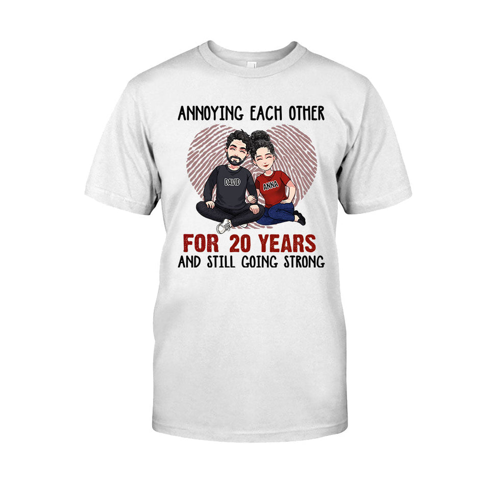 Annoying Each Other For Many Years - Personalized Husband And Wife T-shirt and Hoodie