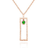 Personalized Birthstone Charm