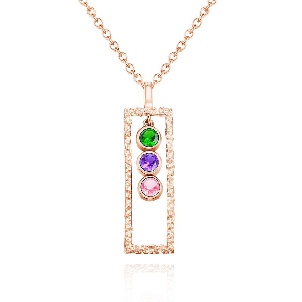 Personalized Birthstone Charm