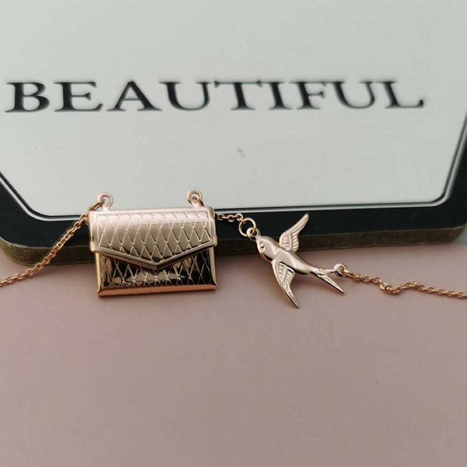 Letter Of Love - Personalized Handbag Necklace