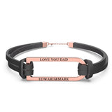 Any Text - Personalized Engraved Bracelet for Lover