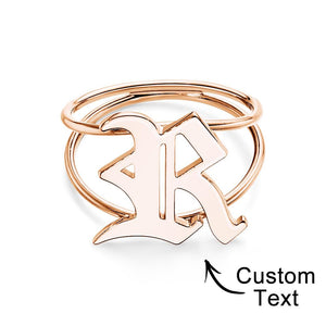 Old English Initial - Personalized Old English Initial