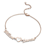 I Love You - Personalized Couple Bracelet with Desired Name