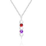 Pea In The Pod - Personalized Family Birthstone Necklace