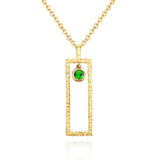 Personalized Birthstone Charm