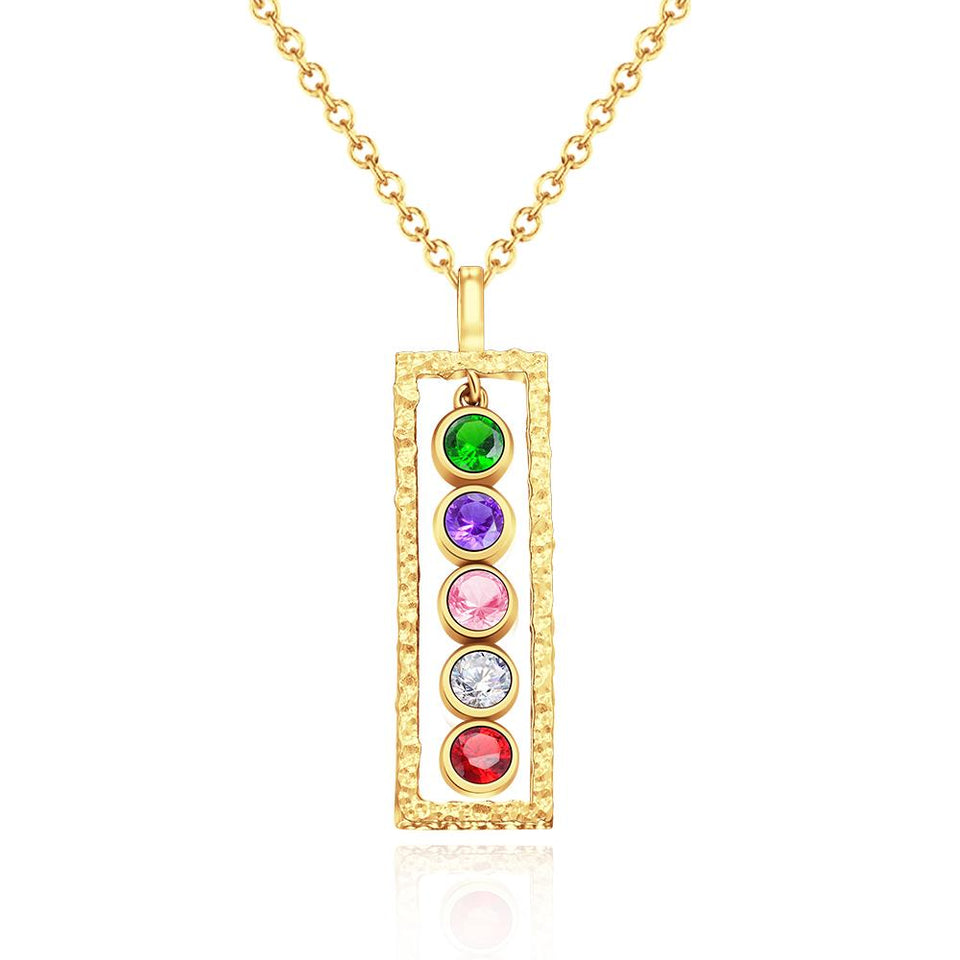 Personalized Birthstone Charm