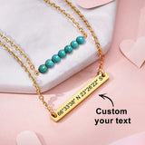 Coordinates Charm - Personalized Coordinates Necklace