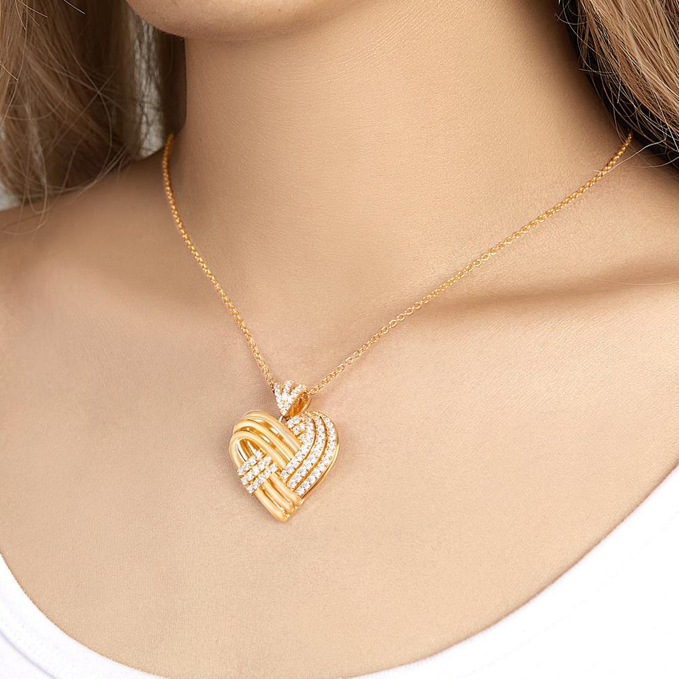 Engrave Message Heart - Personalized Heart Necklace