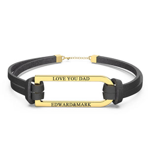 Any Text - Personalized Engraved Bracelet for Lover