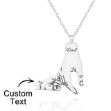 Personalized Engraved Big Hands Small Hands