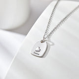 Couple Set - Personalized Couple Heart Matched Necklace Set