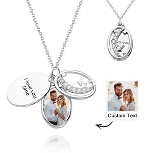 Personalized Engraved Multi-layer Star Rhinestone