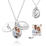 Engraved Wings Delicate Diamond - Personalized Engraved Multi-layer Star Rhinestone