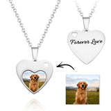 Forver Love - Personalized Black Filter Photo Necklace