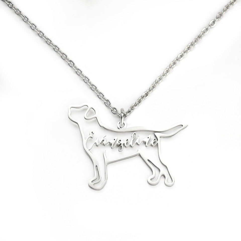 Personalized Dog Engraved Pet Memorial Charm