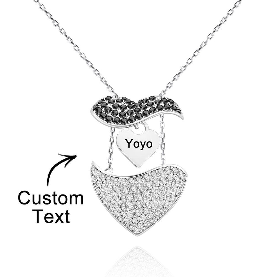 Personalized Engraved Openable Message Necklace