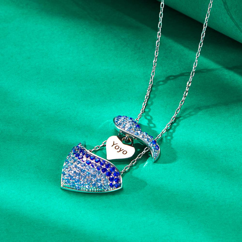 Engraved Openable Message  - Personalized  Necklace