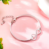 Any Names - Personalized Engraved Bracelet Infinity Symbol