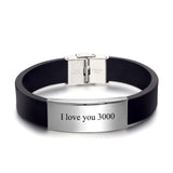 Any Text - Personalized Leather Bracelet