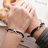 Any Names - Personalized Couple Infinity Sign Bracelet