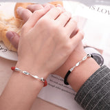 Any Names - Personalized Couple Engraved Rope Bracelet