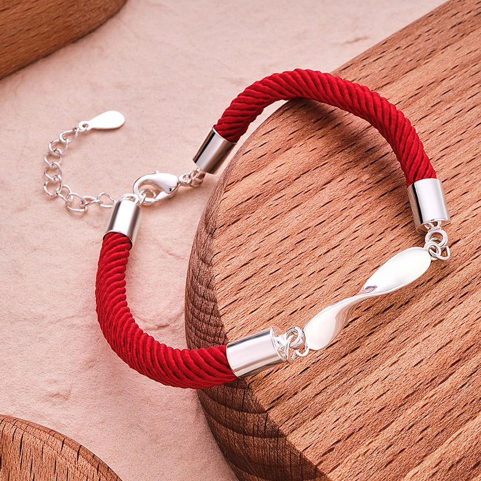 Any Names - Personalized Couple Engraved Rope Bracelet