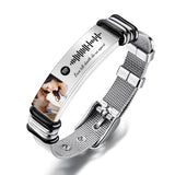 Scannable Spotify Code For Couple - Personalized Couple Spotify Code Bracelet