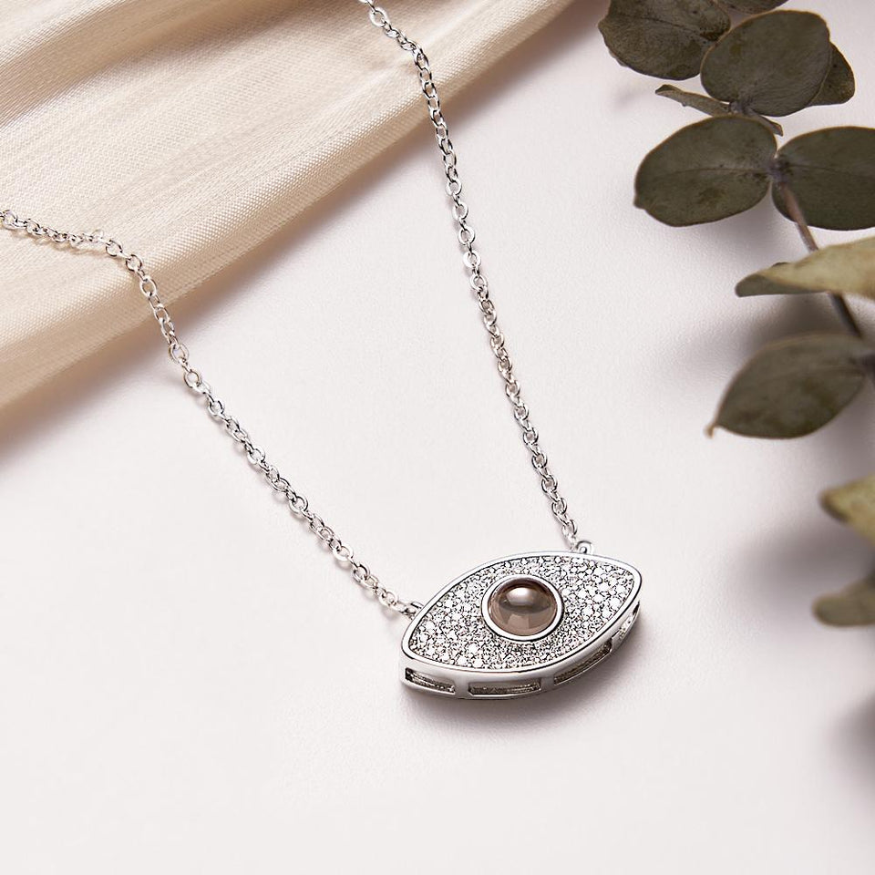 Evil Eye Projection Charm - gift for who lost a loved one - Personalized Evil Eye Projection Charm