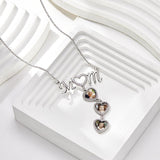 I Love You Mom - Personalized Mother Photo Heart Mom Necklace