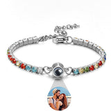Personalized Diamonds Photo Projection Charm