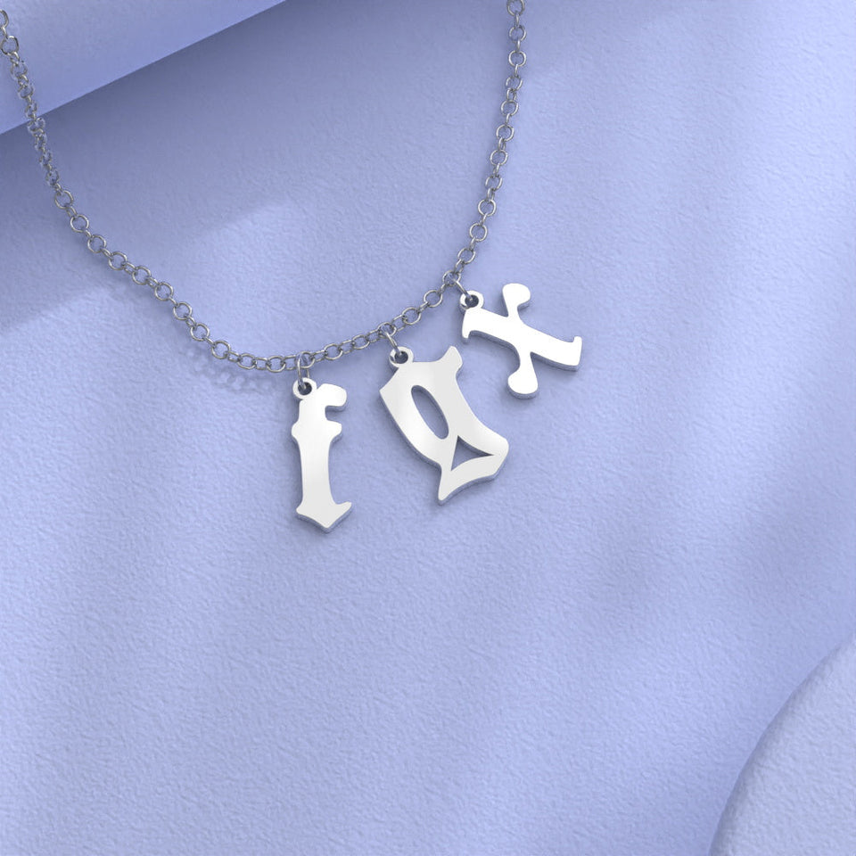 Any Letter - Personalized Initial Necklace