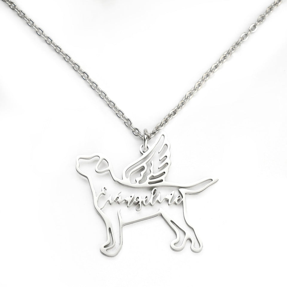 Personalized Dog Engraved Pet Memorial Charm