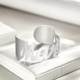 Unique Name - Personalized Name Wide Bracelet