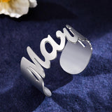 Unique Name - Personalized Name Wide Bracelet