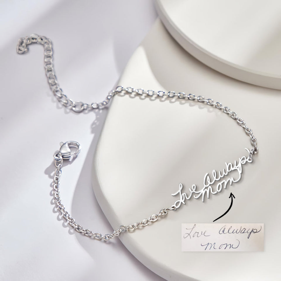 Any Handwritting - Personalized Handwriting Bracelet