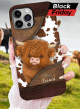 Just A Girl Who Loves Highland Cow - Personalized Full Print Phone Case