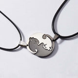 Matching Cat - Personalized Couple Matching Cat Necklace