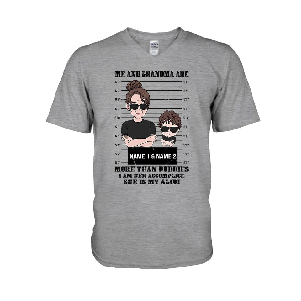 Accomplice And Alibi - Personalized Mother's day Grandma T-shirt and Hoodie