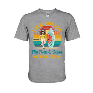 I'm A Flip Flops - Personalized Surfing T-shirt and Hoodie