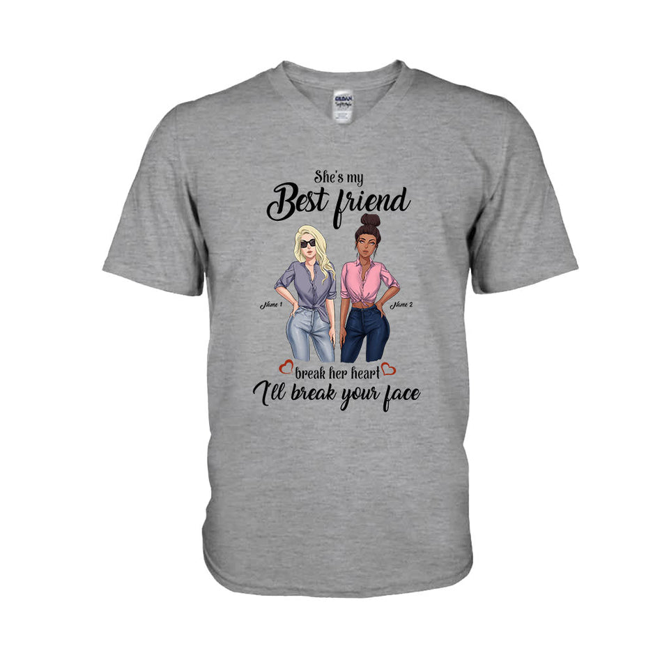 She's My Best Friend - Personalized Bestie T-shirt and Hoodie