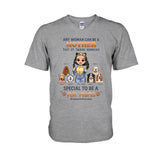 Any Woman Can Be A Mother Special Dog Mom - Personalized Dog T-shirt and Hoodie