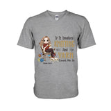 If Involves Knit And Yarn Count Me In - Personalized Knitting T-shirt and Hoodie