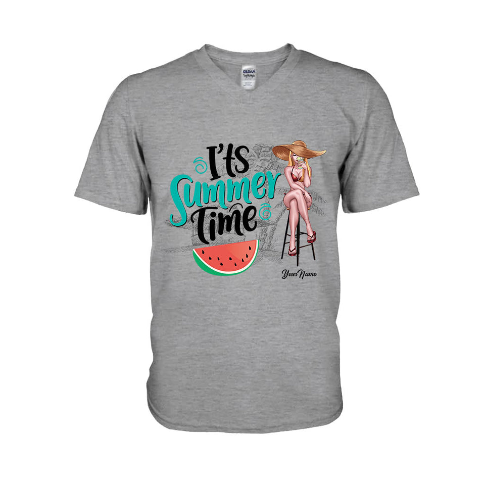 It's Summer Time - Personalized Sea Lover T-shirt and Hoodie